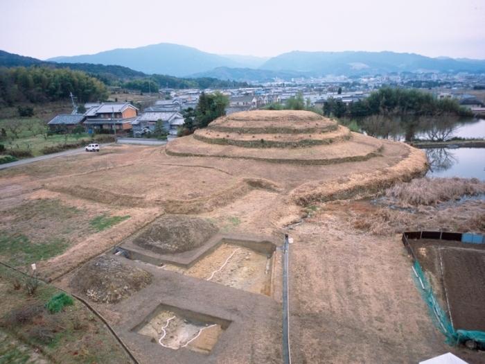 茅原大墓古墳の墳丘