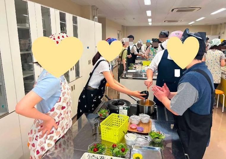 調理中の写真