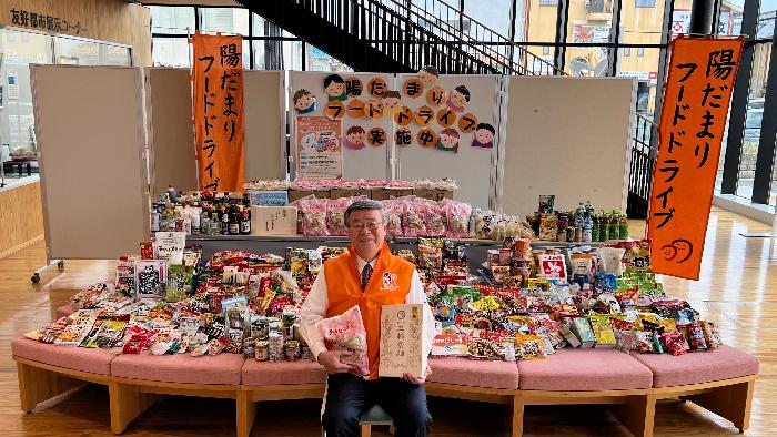 フードドライブ 市長撮影
