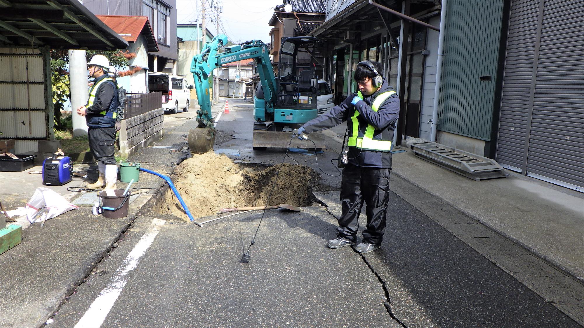 水道応急復旧