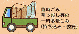 臨時ごみ・引っ越し等の一時多量ごみ(持ち込み・委託)