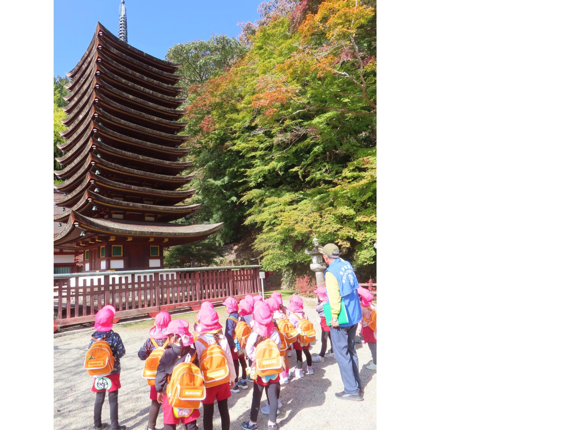 談山神社へ園外保育