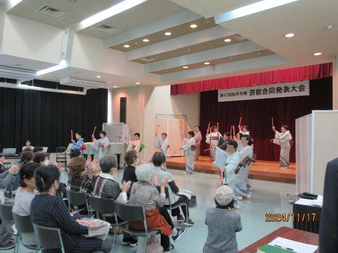 芸能合同発表大会の様子