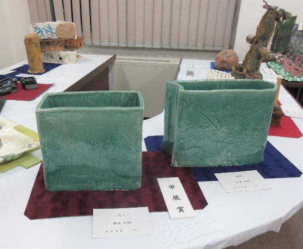 美術展の様子