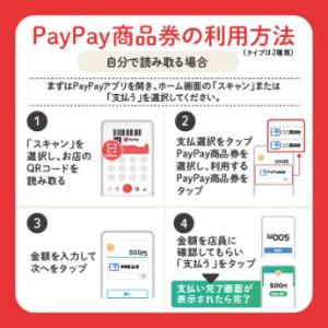 PayPay商品券の利用方法1