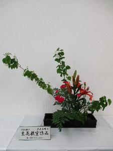 5月生花教室講師作品