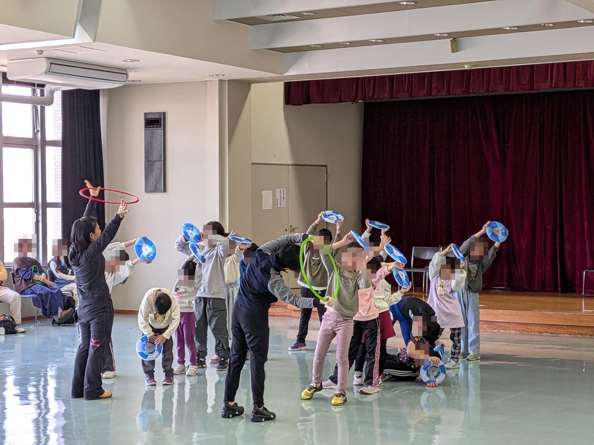 ヘキサスロン 子ども運動能力向上プログラム 講座の様子1