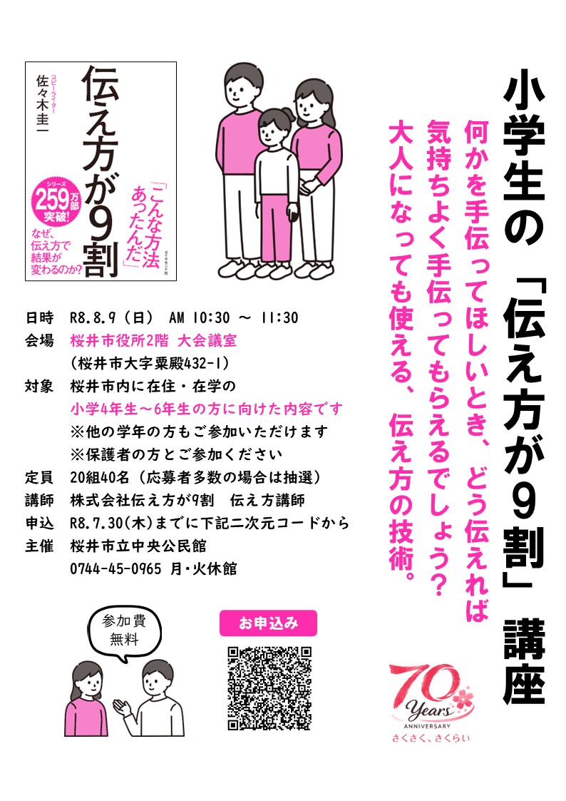 小学生の「伝え方が9割」講座