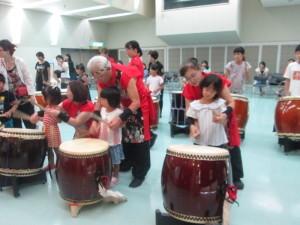 子ども和太鼓教室の写真