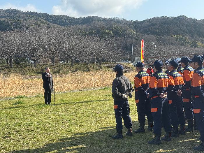 R8消防団の合同訓練