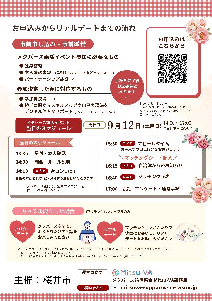 さくらいメタ婚チラシ裏面