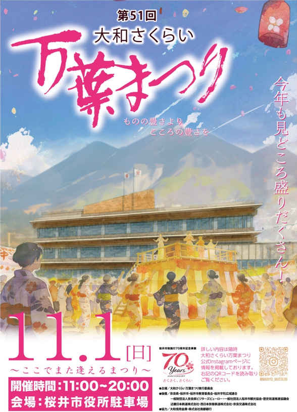 万葉まつりチラシ表